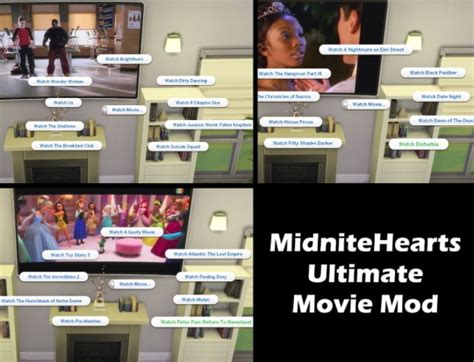 Ultimate Movie Mod For The Sims 4 Midnitehearts On Tumblr