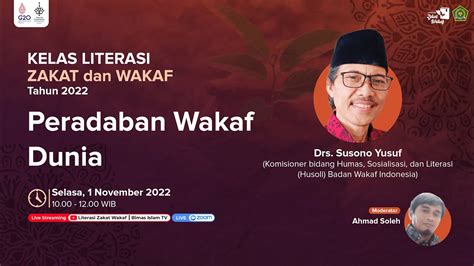 Kelas Literasi Zakat Wakaf Sesi Youtube