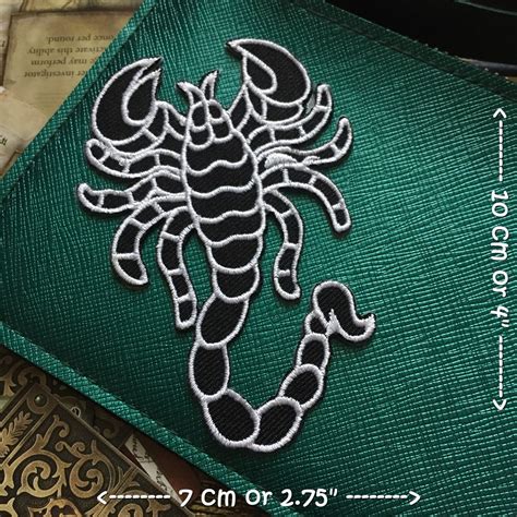 Scorpion Sew On Iron On Embroidered Patch Applique Etsy