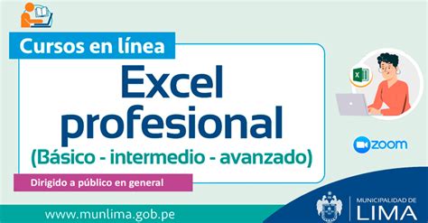 La Municipalidad De Lima Te Invita A Participar Del Curso Virtual