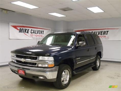 2003 Indigo Blue Metallic Chevrolet Tahoe Ls 46397813