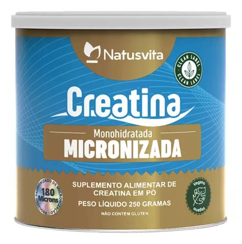 Creatina Pura Micronizada M Crons Lata G Parcelamento Sem Juros