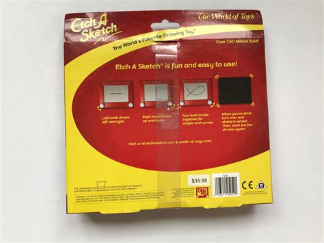 Etch A Sketch Classic Red Drawing Toy With Magic Screen Hobbies