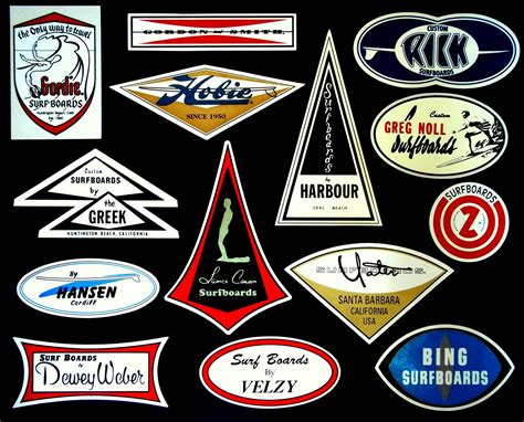 Vintage Surf Logos