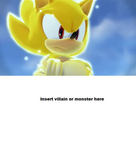 Super Sonic Stares Down At Who Meme by JCFanfics on DeviantArt