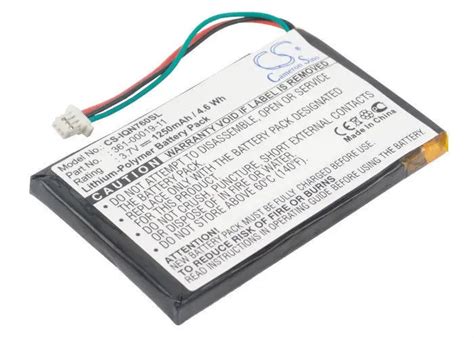 Cameron Sino Gps Battery For Garmin Nuvi Nuvi T Pn