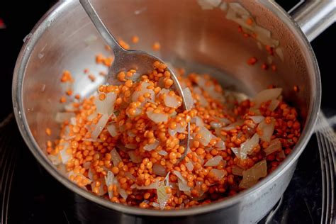 Гарнир из красной чечевицы — рецепт от ВкусВилл