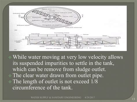 Types Of Sedimentation Tank PPT