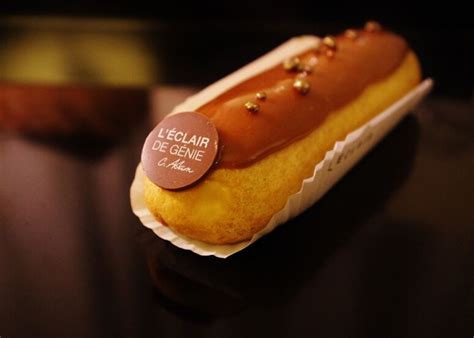 Salted Butter Caramel Eclair