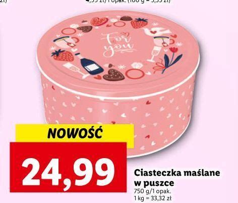 Promocja Ciastka maślane w puszce w Lidl