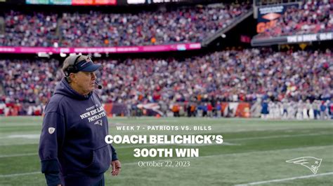 Bill Belichick's Journey to 300 Regular Season Wins