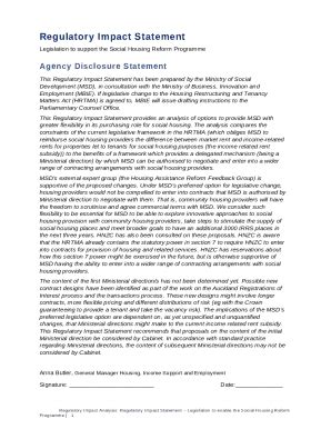 Departmental Disclosure Statement Doc Template Pdffiller