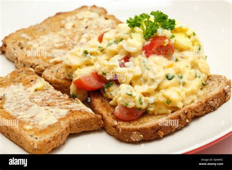 Brown Bread With Scrambled Eggs Hi Res Stock Photography And Images Alamy