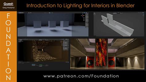 Foundation Patreon Introduction To Lighting For Interior In Blender