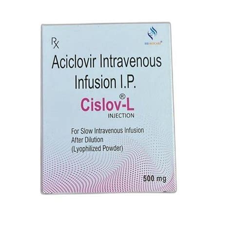 Aciclovir Intravenous Infusion Injection I P Mg Iv At Best Price