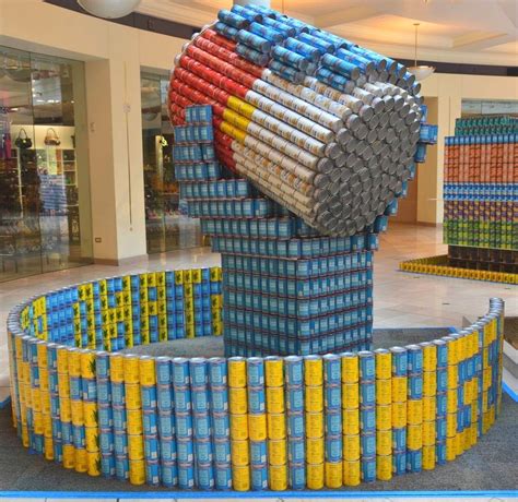 Simply Creative Canned Food Sculptures Of Canstruction