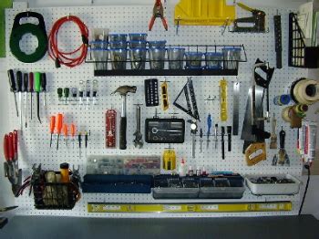 Garage Pegboard Ideas | Dandk Organizer