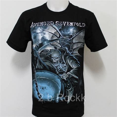 เสื้อ Avenged Sevenfold A7x เสื้อยืด เสื้อวง อะเว็นจด์เซเวนโฟลด์ S258 Size ยุโรป Shopee Thailand