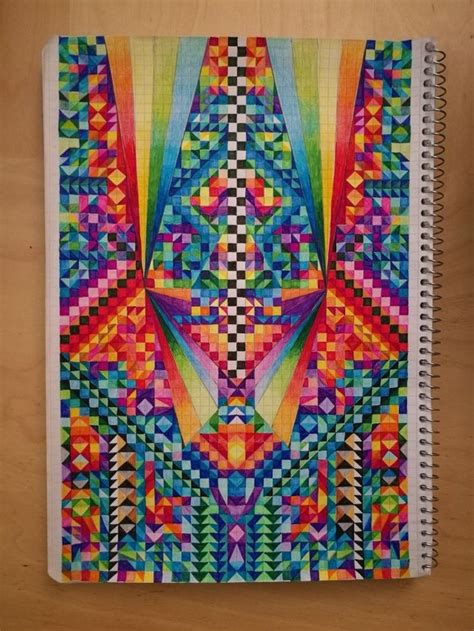 Pin By Benjelloun Laila On Graph Paper Art Art Journal