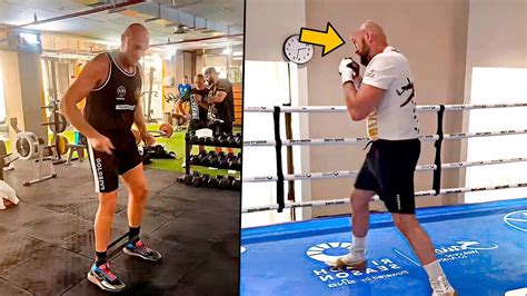 Tyson Fury Training For Oleksandr Usyk Training Camp Part