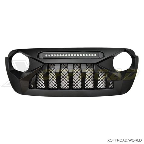 Parrilla Negro Optimus Serie Net Spot Led Jeep Wrangler Jl Jeep