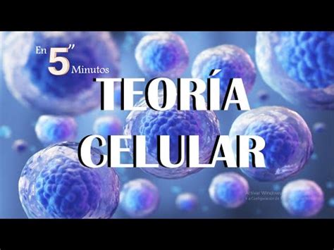 Teor A Celular Historia Y Postulados Todo En Minutos Youtube