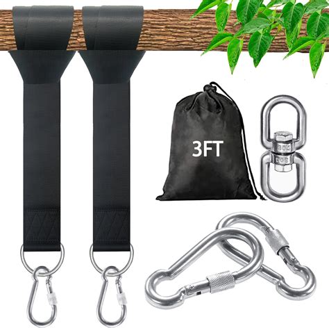 Amazon Tree Swing Hanging Straps Kit Holds 2000 Lbs 5ft Extra Long