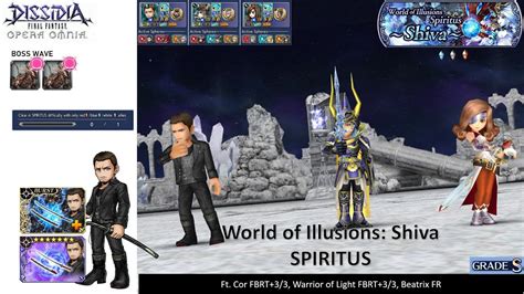 Dffoo Gl World Of Illusions Shiva Spiritus Crystals Challenge Run