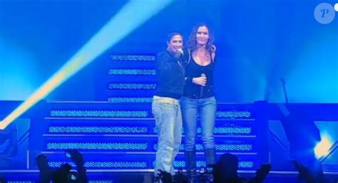 photo diams  vitaa sur scene  paris elles interpretent leur duo