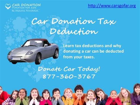 Car Donation Tax Deduction