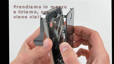 Cambiare Sostituire Riparare Vetro IPhone 4 Disassemble Front Glass