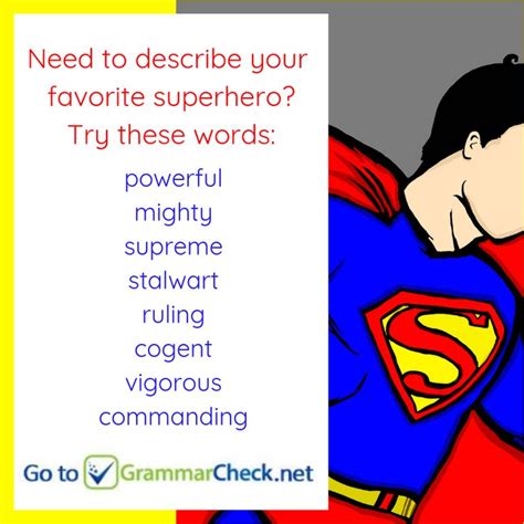 Adjectives To Describe A Hero