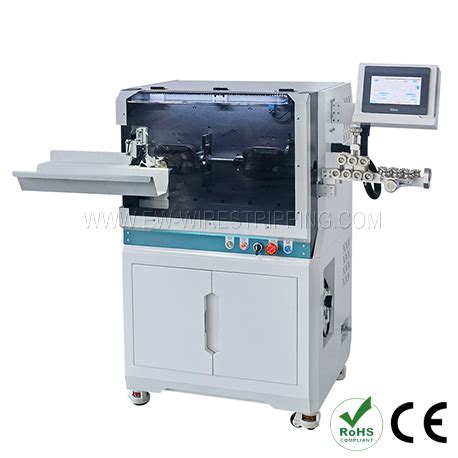 Multi Conductor Cable Cutting Stripping Machine With Menical Claw