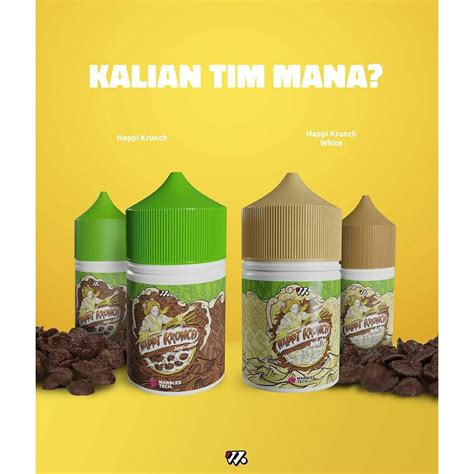 Jual Liquid Happi Krunch Ml Mg Mg Freebase Series V Choco Crunch