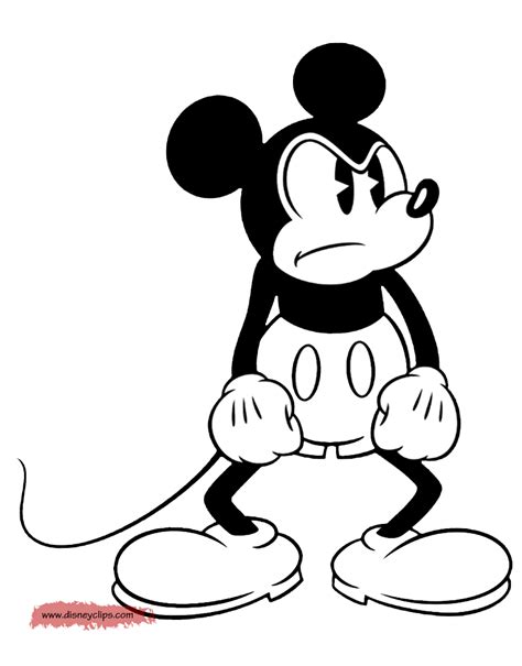 Classic Mickey Mouse Coloring Pages Disney Coloring Book