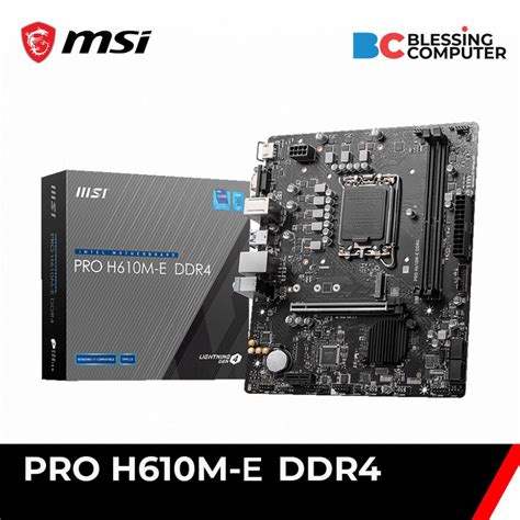 Jual Motherboard Msi Pro H M E Ddr Shopee Indonesia