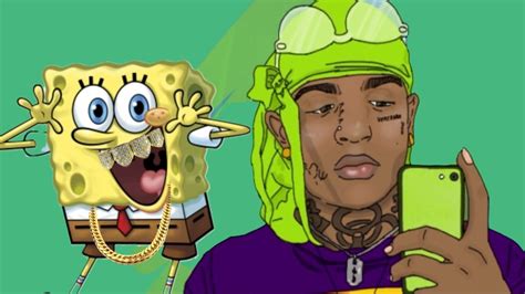 Spongebob Grass Skirt Chase X Nuketown Beat Rap Beat Instrumentalski Mask The Slump God Type