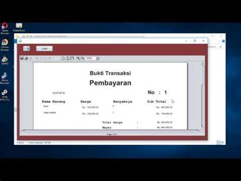 Kasir Database Mysql Java Netbeans Dengan Menggunakan Mata Uang