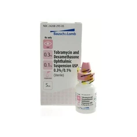 Tobramycin Dexamethasone Drops 0 3 0 1 5ml Ophthalmic Antibiotics