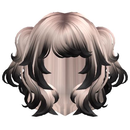 Soft Fluffy Anime Layered Pigtails Blonde To Black Roblox