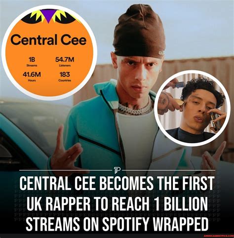 Central Cee Has Become The First Uk Rapper To Reach 1 Billion Streams