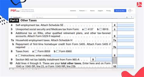 Form 1040 Schedule 2 Fill And Sign Online Pdfliner