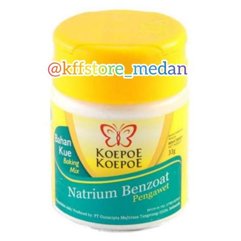 Jual Koepoe Koepoe Natrium Benzoat 33g Pengawet Shopee Indonesia