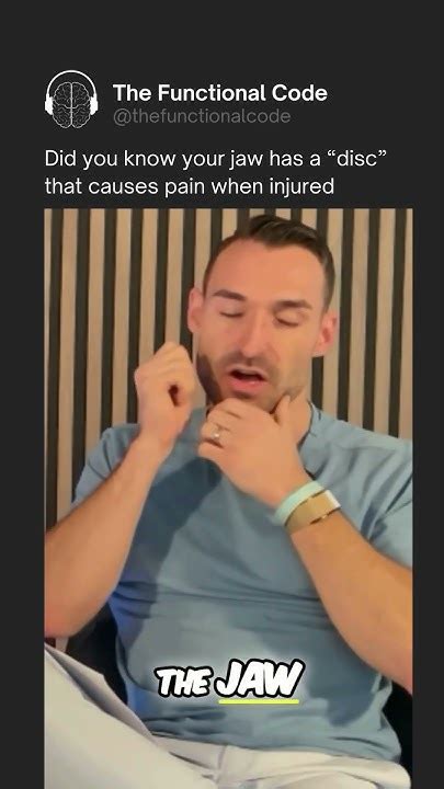 Disc Pain In Your Jaw Youtube