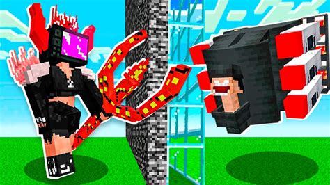 BATALLA De MOBS SKIBIDI TOILET VS TV WOMAN Muy EPICO En MINECRAFT