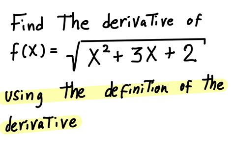 Derivative Quiz With Answers