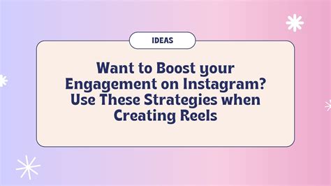 Want to Boost your Engagement on Instagram? Use These Strategies when Creating Reels — Your ...