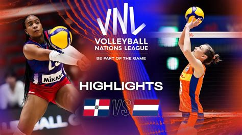 DOM Vs NED Highlights Week 1 Women S VNL 2023 YouTube