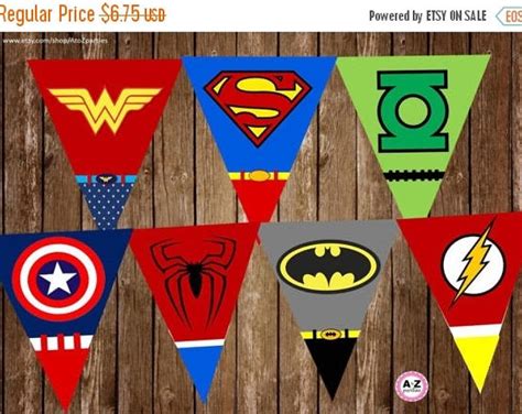 PRINTABLE Superhero Party Banner Super Hero Party Banner Super - Etsy | Superhero birthday party ...