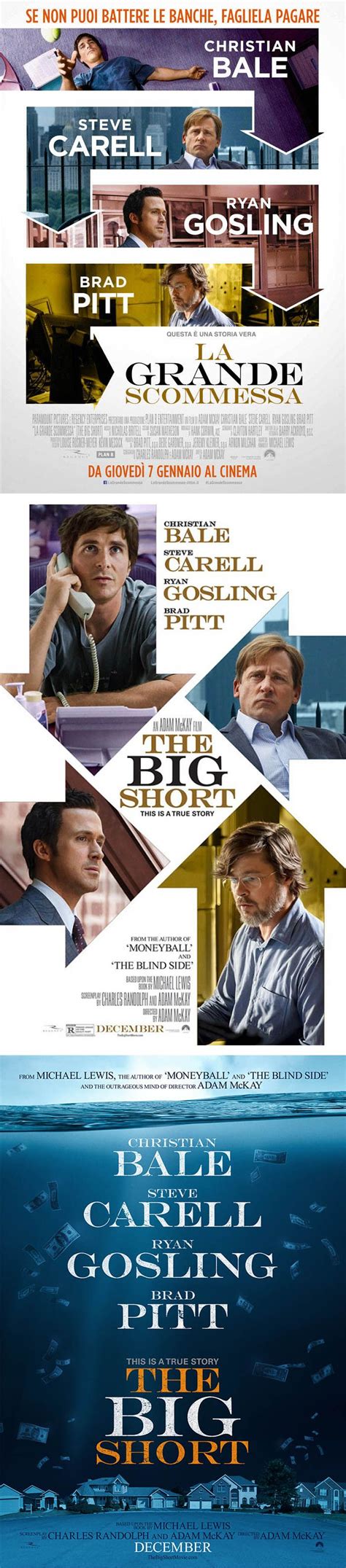 The Big Short La Grande Scommessa Film Poster